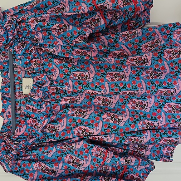 NWOT Printfresh Nashville Collection Cowboy Top - Picture 3 of 11